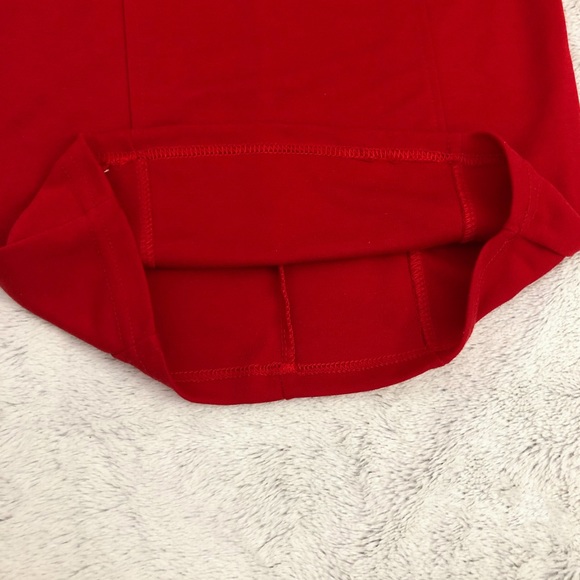 Red Sweetheart Neckline Bodycon Dress - Picture 8 of 9